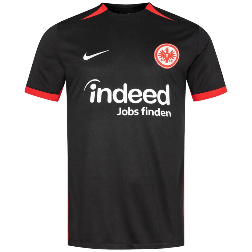 Mænd Sidney Raebiger #37 Sort Udebane Spillertrøjer 2024/25 Trøje T-Shirt