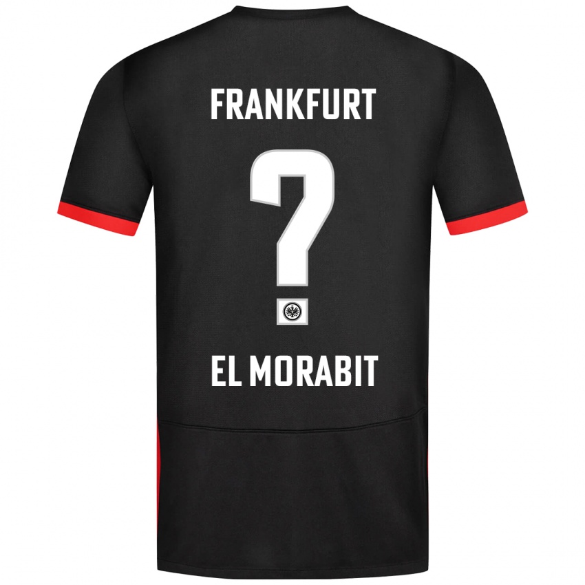 Mænd Anas El Morabit #0 Sort Udebane Spillertrøjer 2024/25 Trøje T-Shirt