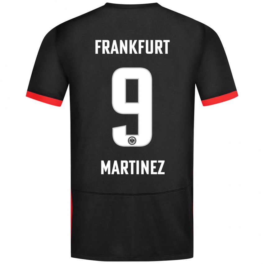 Mænd Shekiera Martinez #9 Sort Udebane Spillertrøjer 2024/25 Trøje T-Shirt