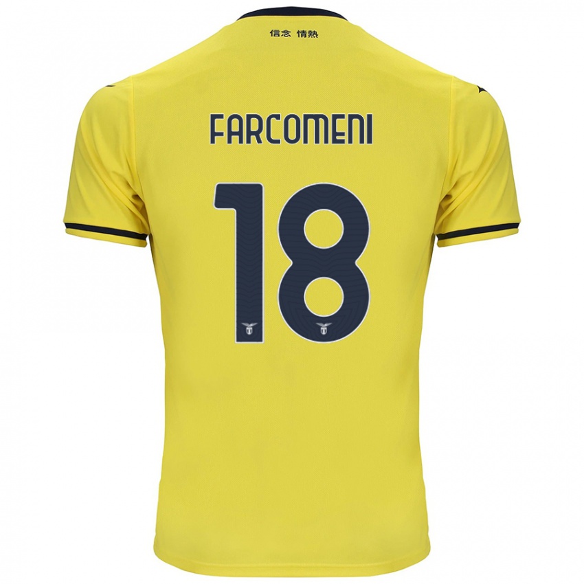 Mænd Valerio Farcomeni #18 Gul Udebane Spillertrøjer 2024/25 Trøje T-Shirt