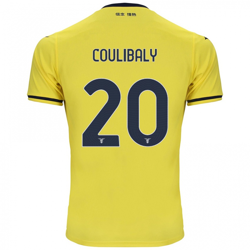 Mænd Larsson Coulibaly #20 Gul Udebane Spillertrøjer 2024/25 Trøje T-Shirt