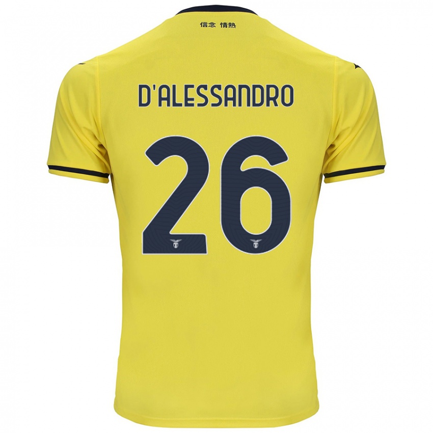 Mænd Mattya D'alessandro #26 Gul Udebane Spillertrøjer 2024/25 Trøje T-Shirt