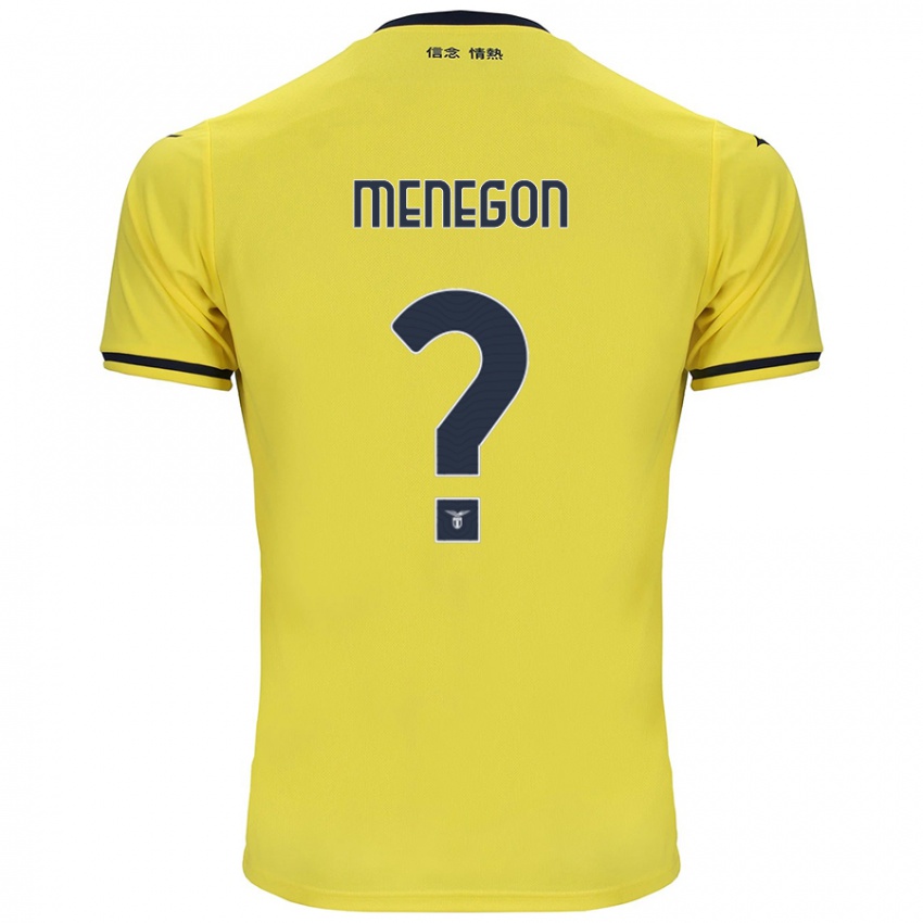 Mænd Riccardo Menegon #0 Gul Udebane Spillertrøjer 2024/25 Trøje T-Shirt