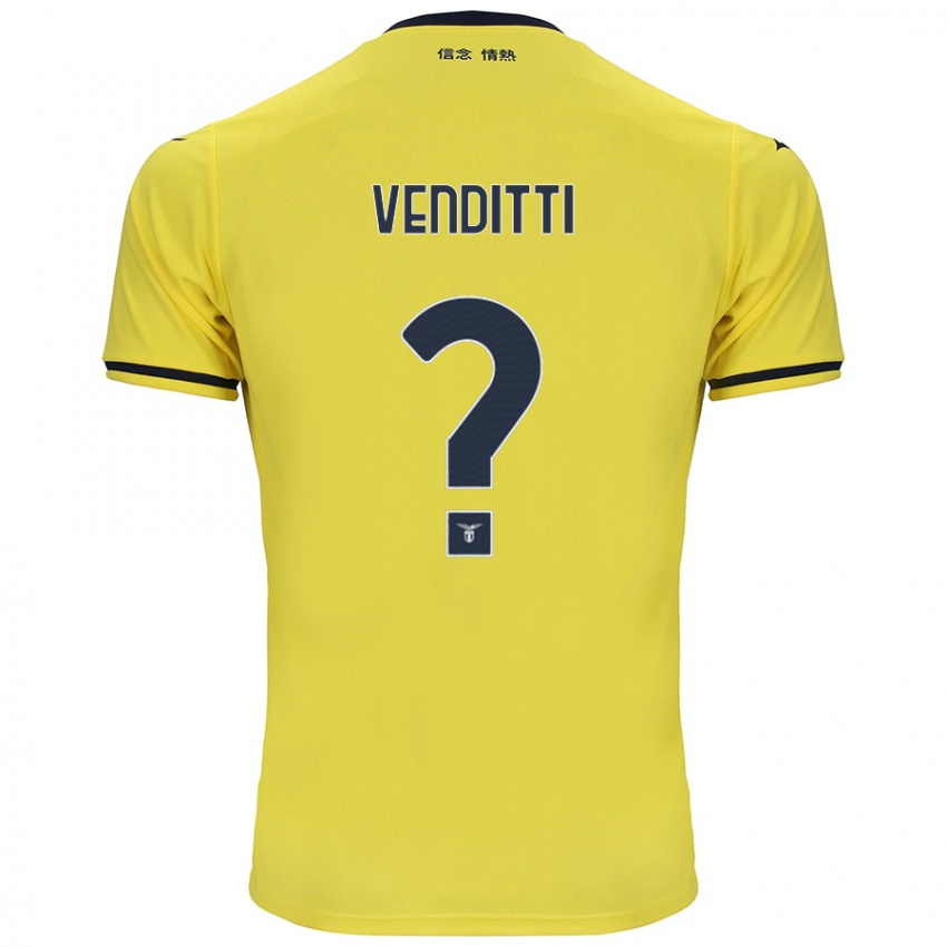 Mænd Pietro Venditti #0 Gul Udebane Spillertrøjer 2024/25 Trøje T-Shirt