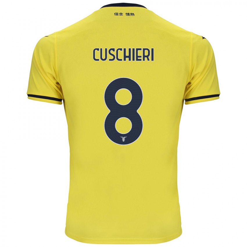 Mænd Rachel Cuschieri #8 Gul Udebane Spillertrøjer 2024/25 Trøje T-Shirt