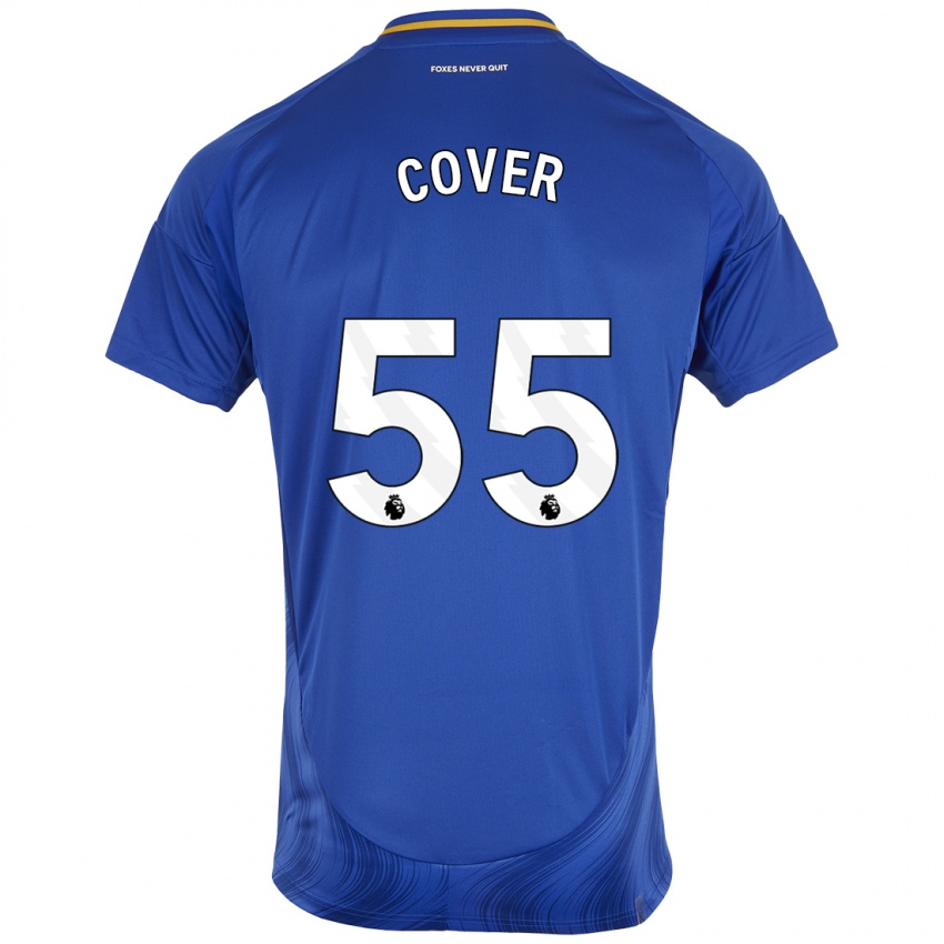 Kvinder Brandon Cover #55 Blå Hvid Hjemmebane Spillertrøjer 2024/25 Trøje T-Shirt