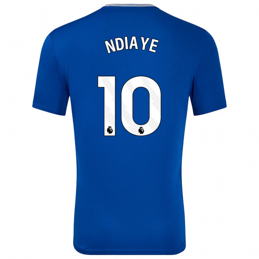 Kvinder Iliman Ndiaye #10 Blå Med Hjemmebane Spillertrøjer 2024/25 Trøje T-Shirt