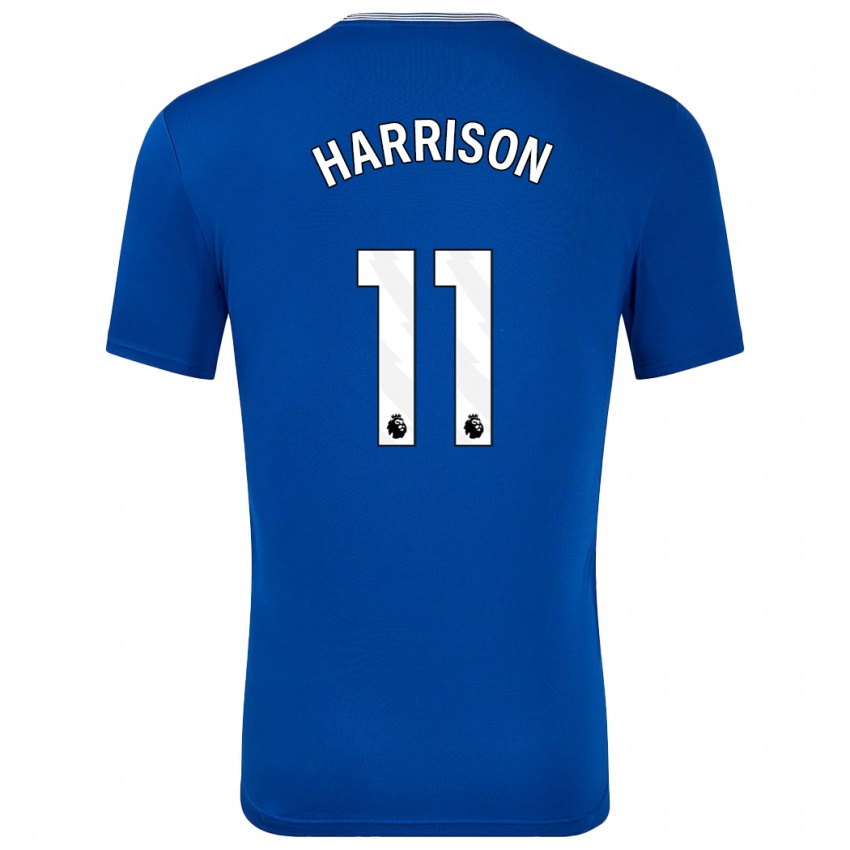 Kvinder Jack Harrison #11 Blå Med Hjemmebane Spillertrøjer 2024/25 Trøje T-Shirt