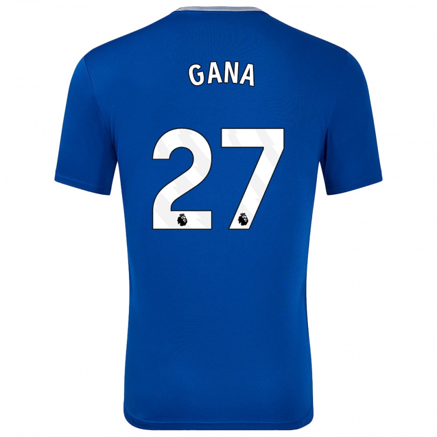 Kvinder Idrissa Gueye #27 Blå Med Hjemmebane Spillertrøjer 2024/25 Trøje T-Shirt