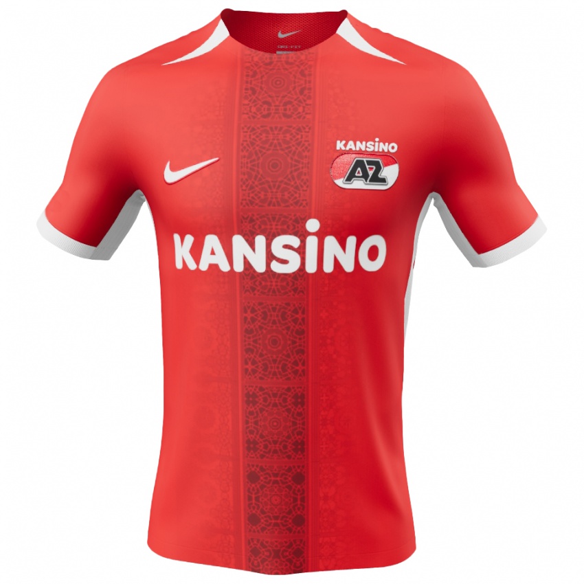 Kvinder Deacon Van Der Klaauw #0 Rød Hvid Hjemmebane Spillertrøjer 2024/25 Trøje T-Shirt