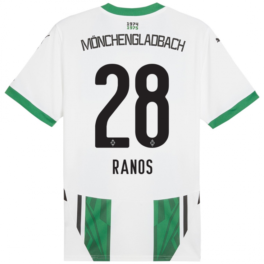 Kvinder Grant-Leon Ranos #28 Hvid Grøn Hjemmebane Spillertrøjer 2024/25 Trøje T-Shirt