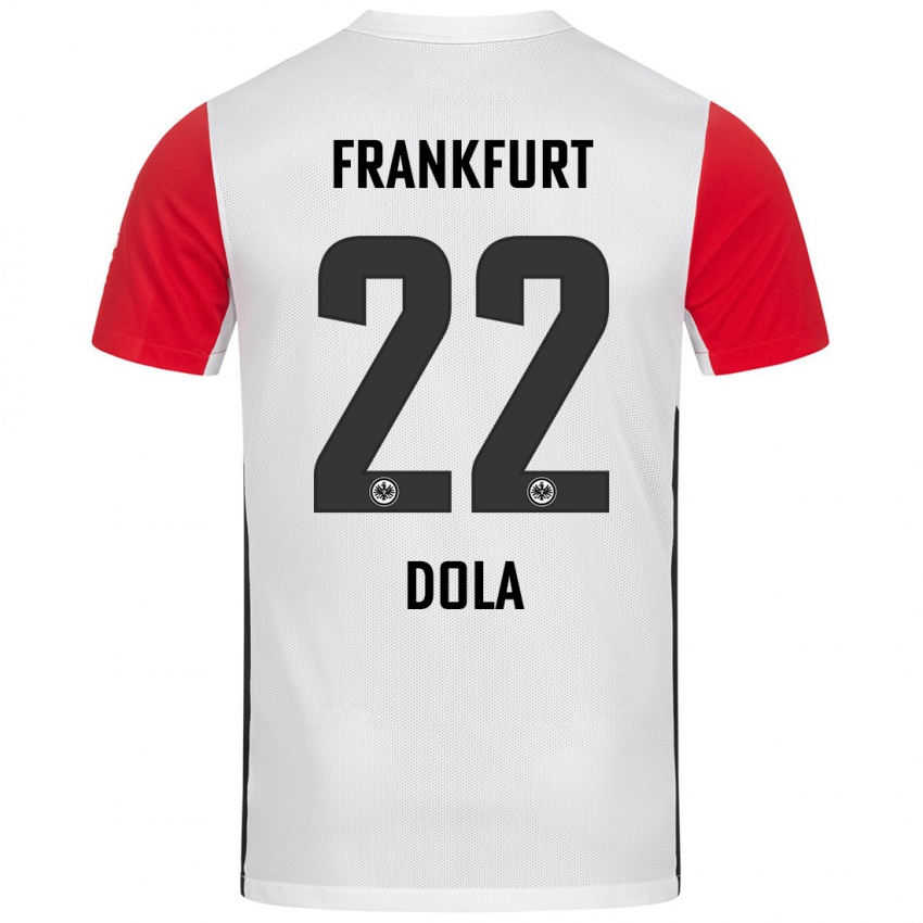 Kvinder Igor Dola #22 Hvid Rød Hjemmebane Spillertrøjer 2024/25 Trøje T-Shirt