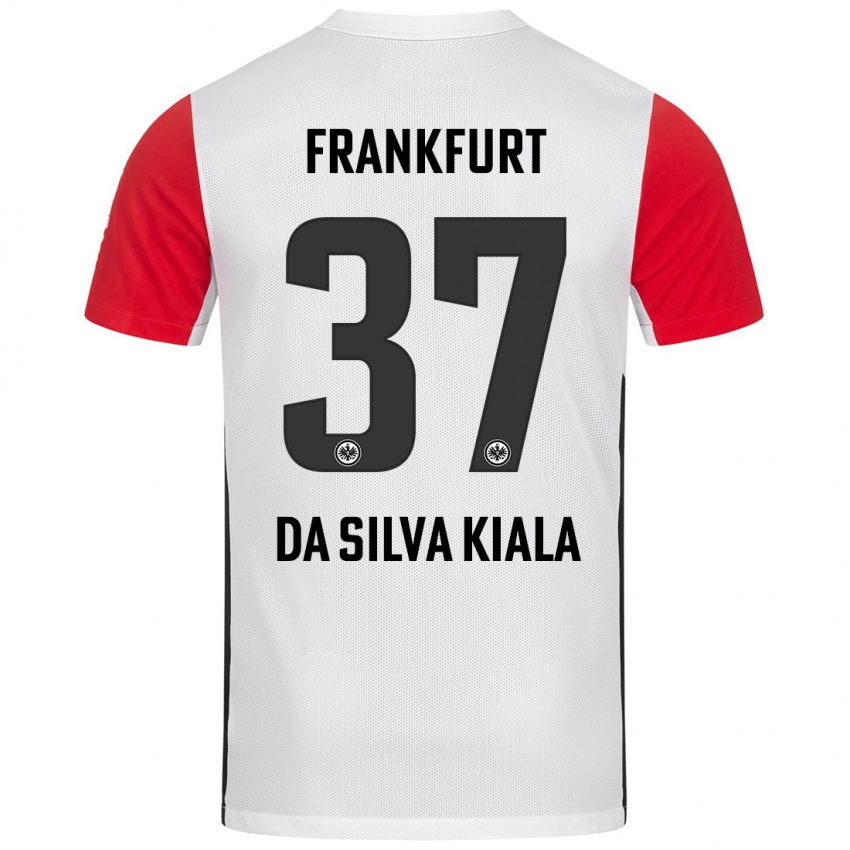 Kvinder Joel Da Silva Kiala #37 Hvid Rød Hjemmebane Spillertrøjer 2024/25 Trøje T-Shirt