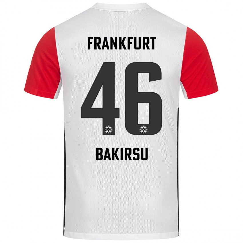 Kvinder Hüseyin Bakirsu #46 Hvid Rød Hjemmebane Spillertrøjer 2024/25 Trøje T-Shirt