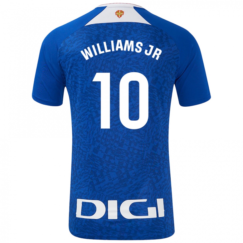 Kvinder Nico Williams #10 Kongeblå Udebane Spillertrøjer 2024/25 Trøje T-Shirt