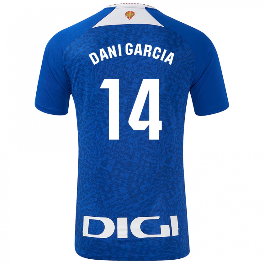 Kvinder Dani Garcia #14 Kongeblå Udebane Spillertrøjer 2024/25 Trøje T-Shirt