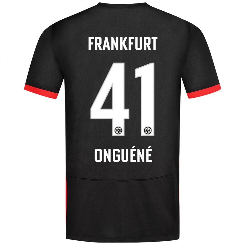 Kvinder Jérôme Onguéné #41 Sort Udebane Spillertrøjer 2024/25 Trøje T-Shirt