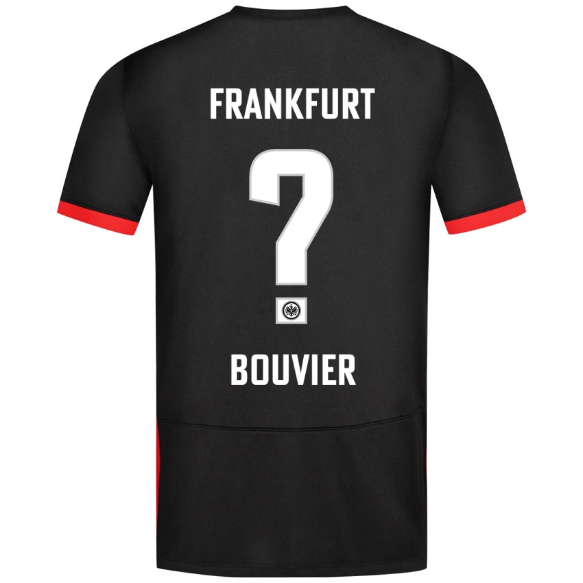 Kvinder Marcello Bouvier #0 Sort Udebane Spillertrøjer 2024/25 Trøje T-Shirt