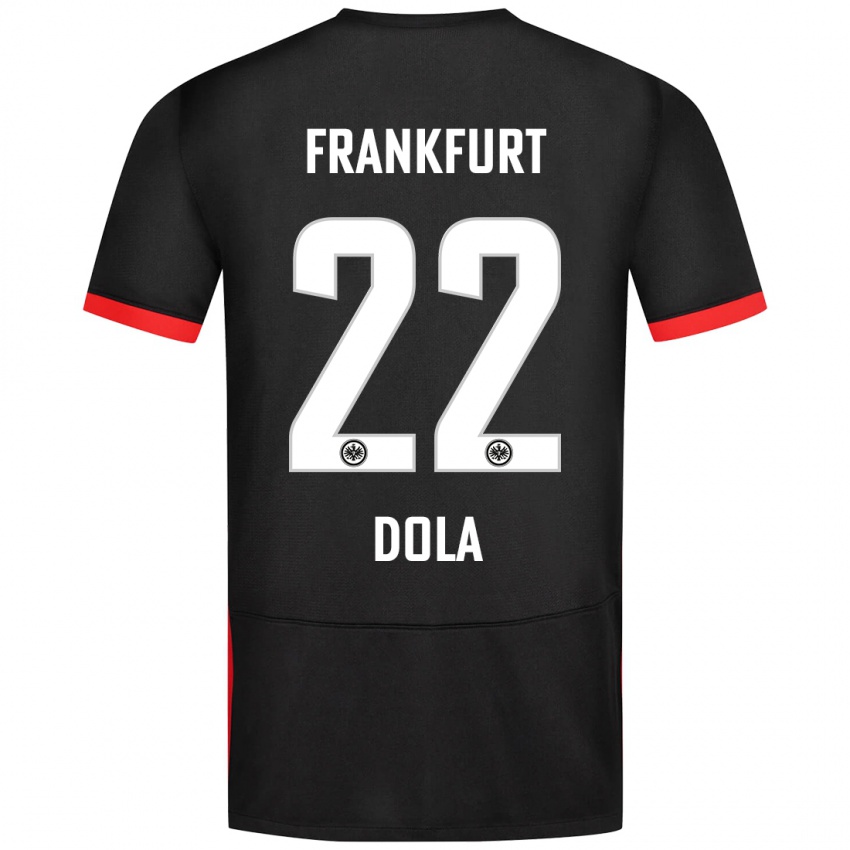 Kvinder Igor Dola #22 Sort Udebane Spillertrøjer 2024/25 Trøje T-Shirt