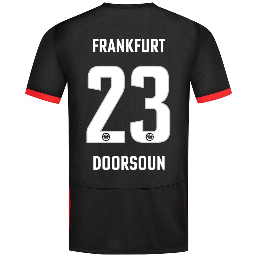 Kvinder Sara Doorsoun-Khajeh #23 Sort Udebane Spillertrøjer 2024/25 Trøje T-Shirt