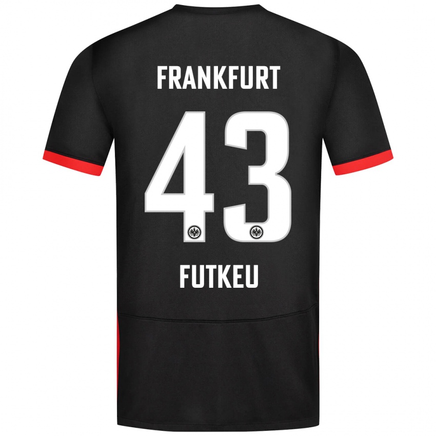 Kvinder Noel Futkeu #43 Sort Udebane Spillertrøjer 2024/25 Trøje T-Shirt