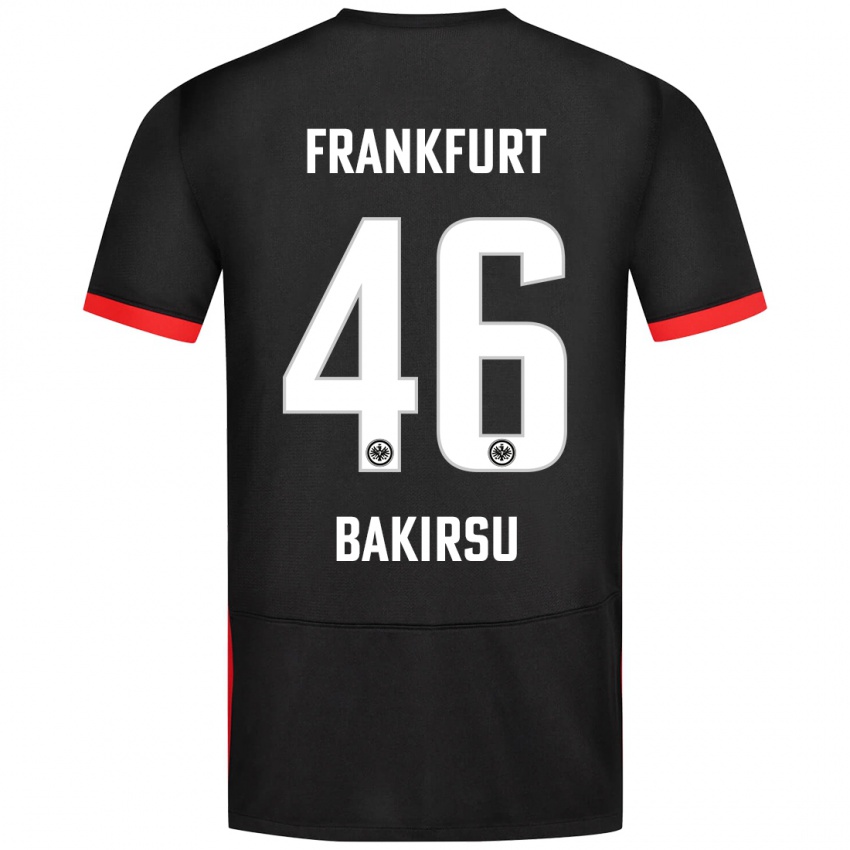 Kvinder Hüseyin Bakirsu #46 Sort Udebane Spillertrøjer 2024/25 Trøje T-Shirt