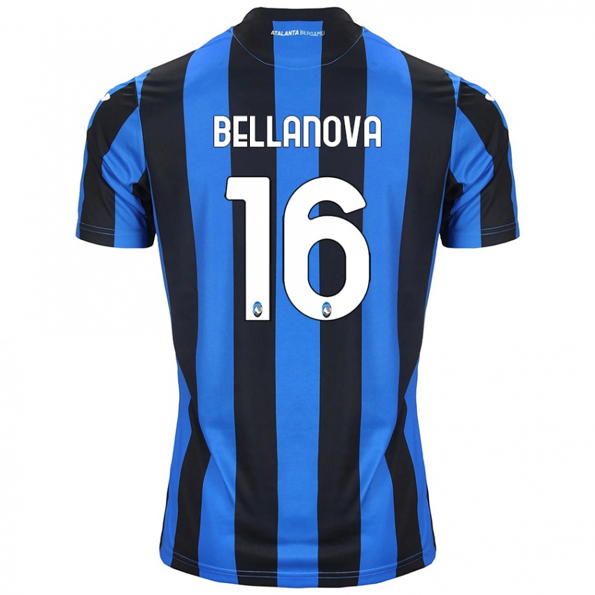 Børn Raoul Bellanova #16 Blå Sort Hjemmebane Spillertrøjer 2024/25 Trøje T-Shirt