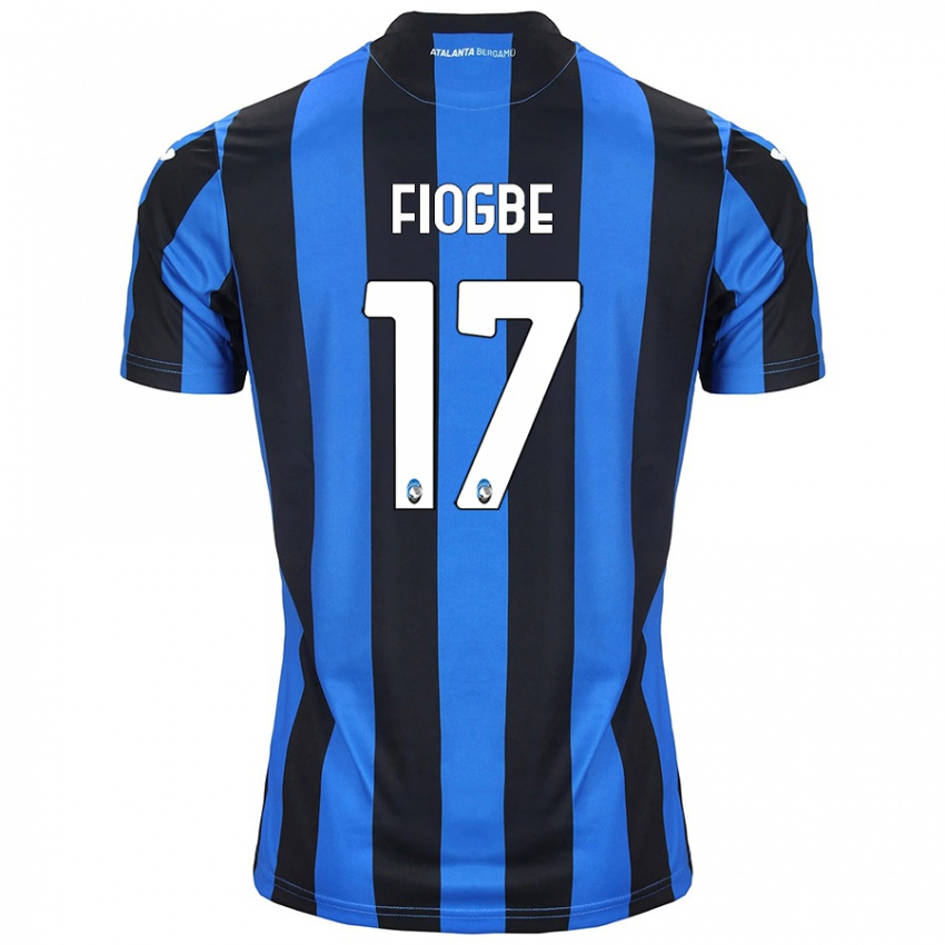 Børn Candas Fiogbe #17 Blå Sort Hjemmebane Spillertrøjer 2024/25 Trøje T-Shirt