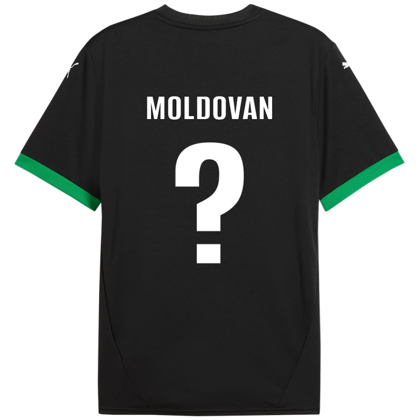 Børn Horațiu Moldovan #0 Sort Mørkegrøn Hjemmebane Spillertrøjer 2024/25 Trøje T-Shirt