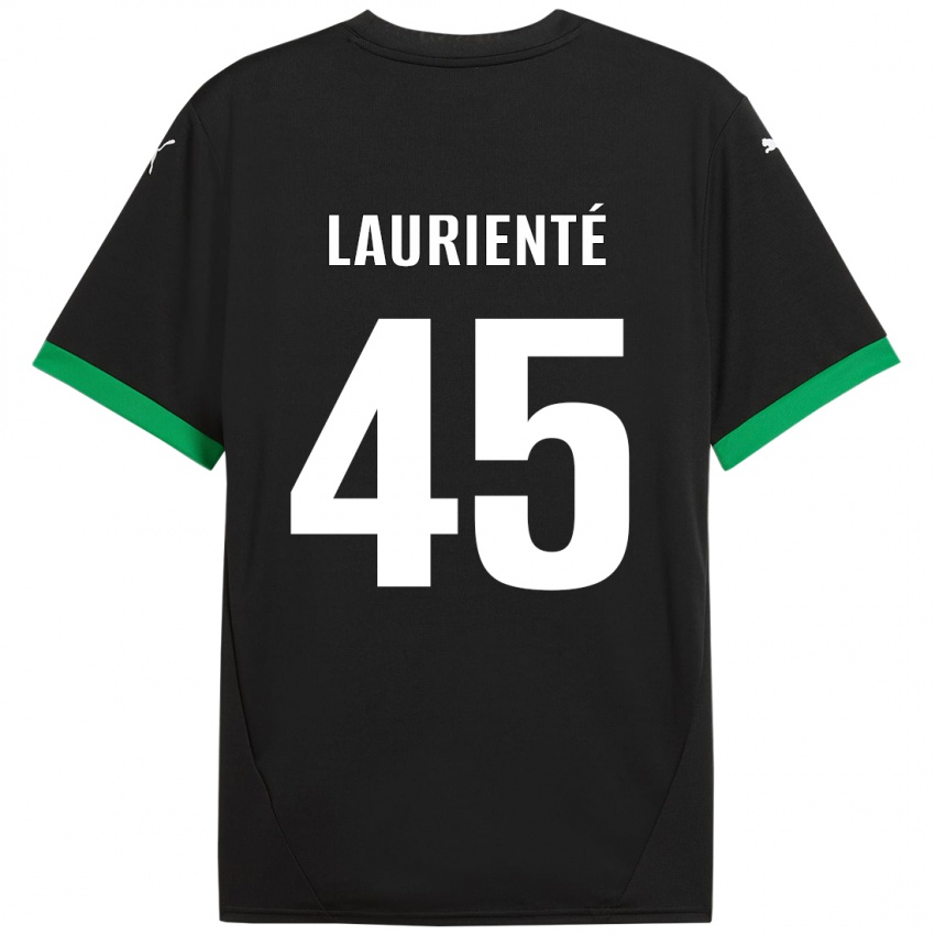 Børn Armand Laurienté #45 Sort Mørkegrøn Hjemmebane Spillertrøjer 2024/25 Trøje T-Shirt