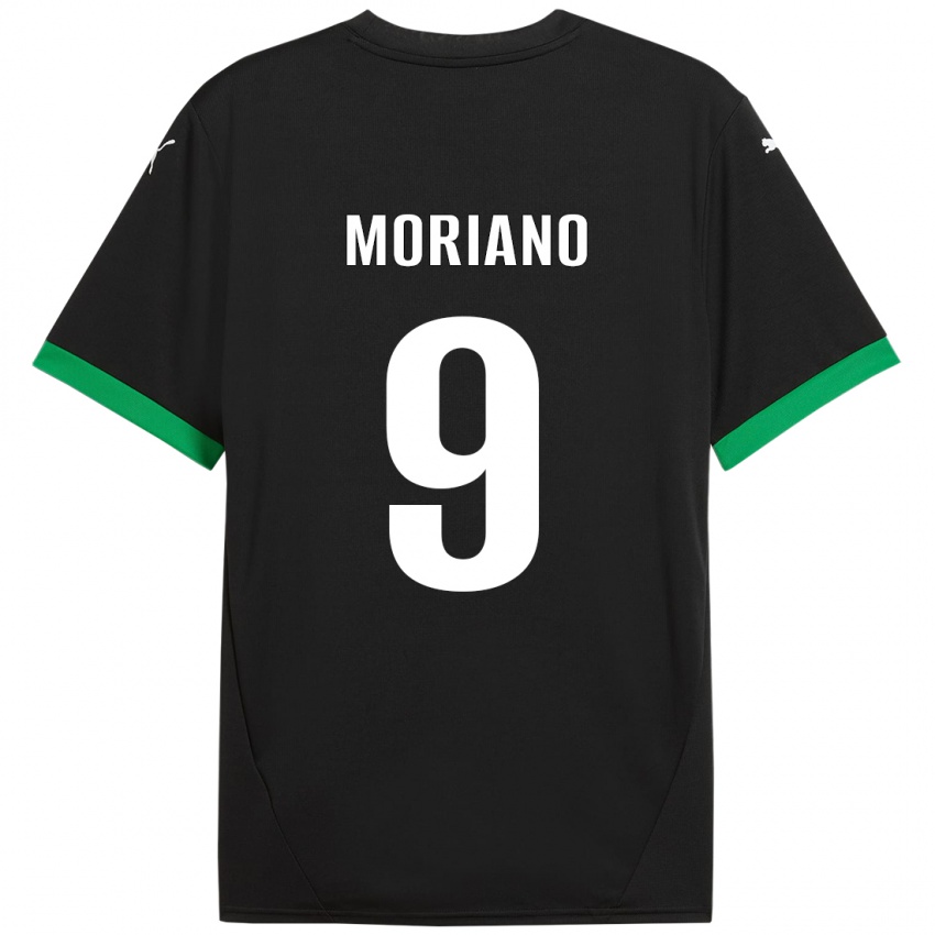 Børn Andrea Moriano #9 Sort Mørkegrøn Hjemmebane Spillertrøjer 2024/25 Trøje T-Shirt