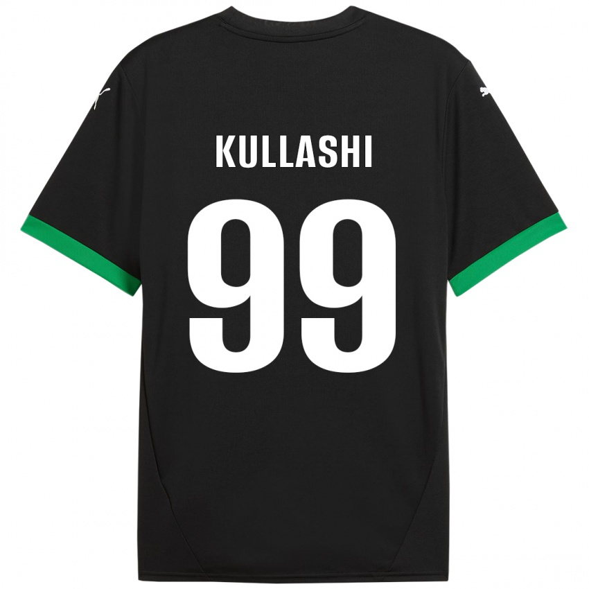 Børn Loreta Kullashi #99 Sort Mørkegrøn Hjemmebane Spillertrøjer 2024/25 Trøje T-Shirt