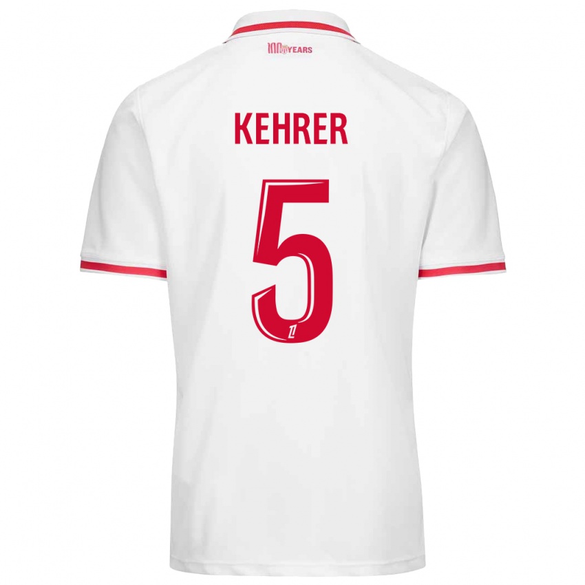 Børn Thilo Kehrer #5 Hvid Rød Hjemmebane Spillertrøjer 2024/25 Trøje T-Shirt