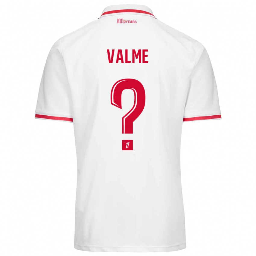 Børn Ritchy Valme #0 Hvid Rød Hjemmebane Spillertrøjer 2024/25 Trøje T-Shirt