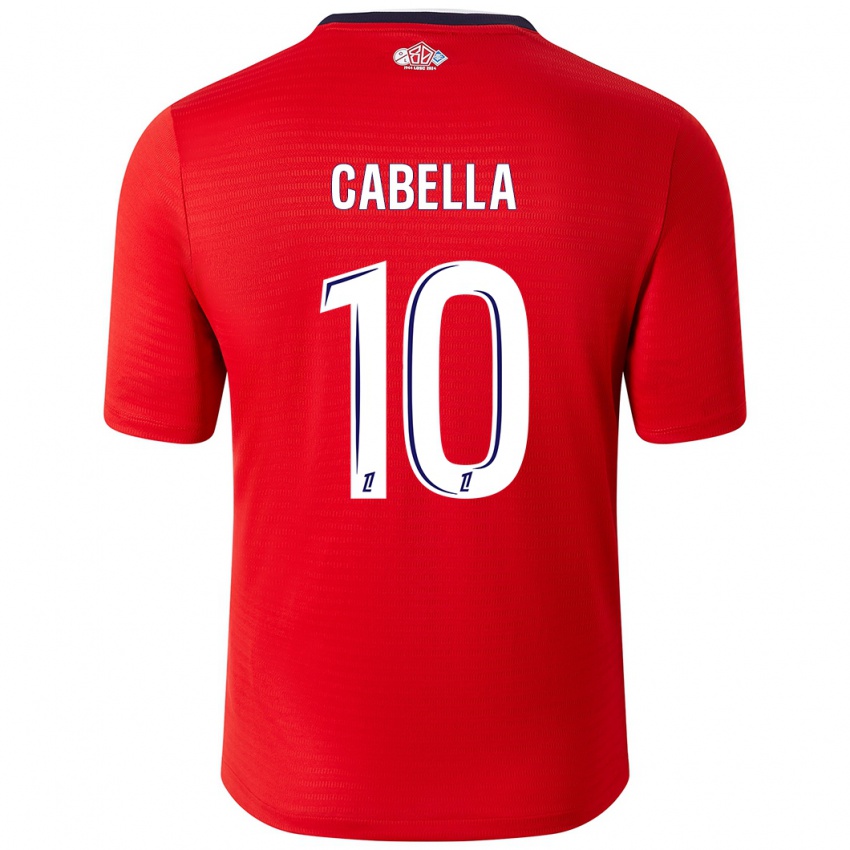 Børn Rémy Cabella #10 Rød Hvid Hjemmebane Spillertrøjer 2024/25 Trøje T-Shirt