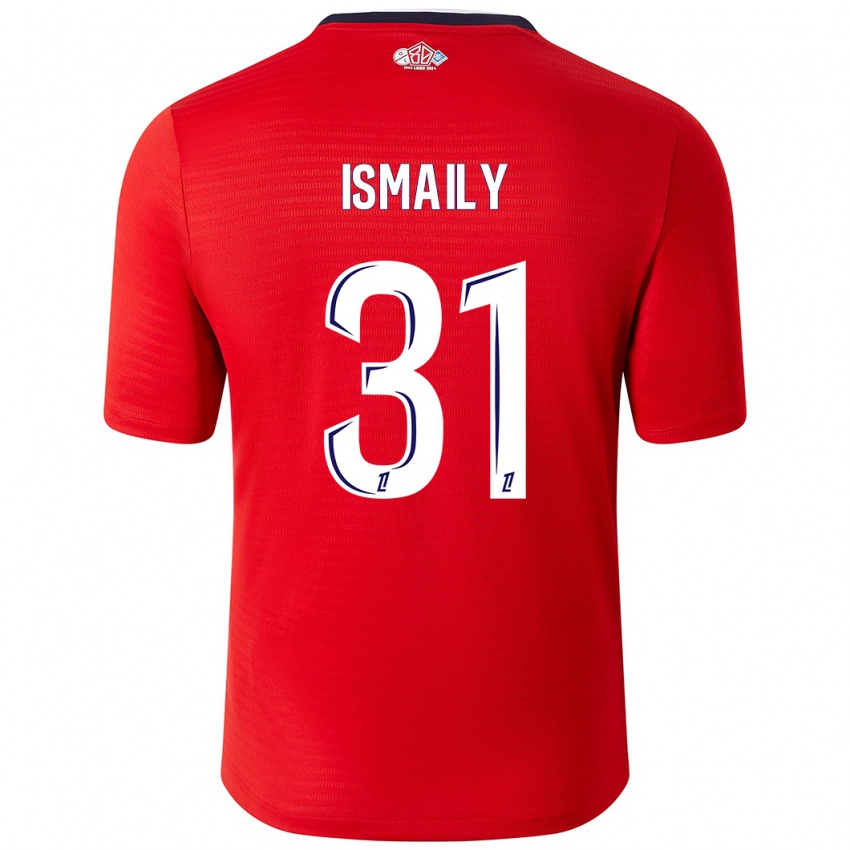 Børn Ismaily #31 Rød Hvid Hjemmebane Spillertrøjer 2024/25 Trøje T-Shirt