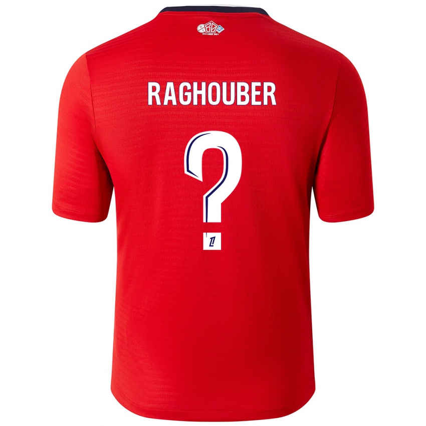 Børn Ugo Raghouber #0 Rød Hvid Hjemmebane Spillertrøjer 2024/25 Trøje T-Shirt