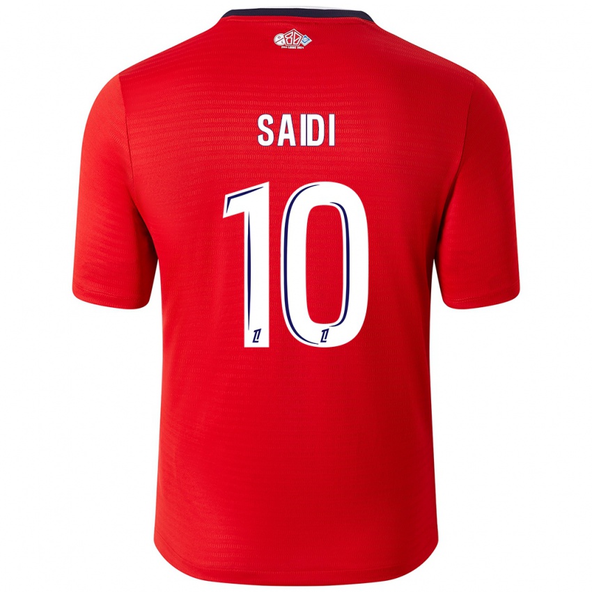 Børn Rachel Saidi #10 Rød Hvid Hjemmebane Spillertrøjer 2024/25 Trøje T-Shirt