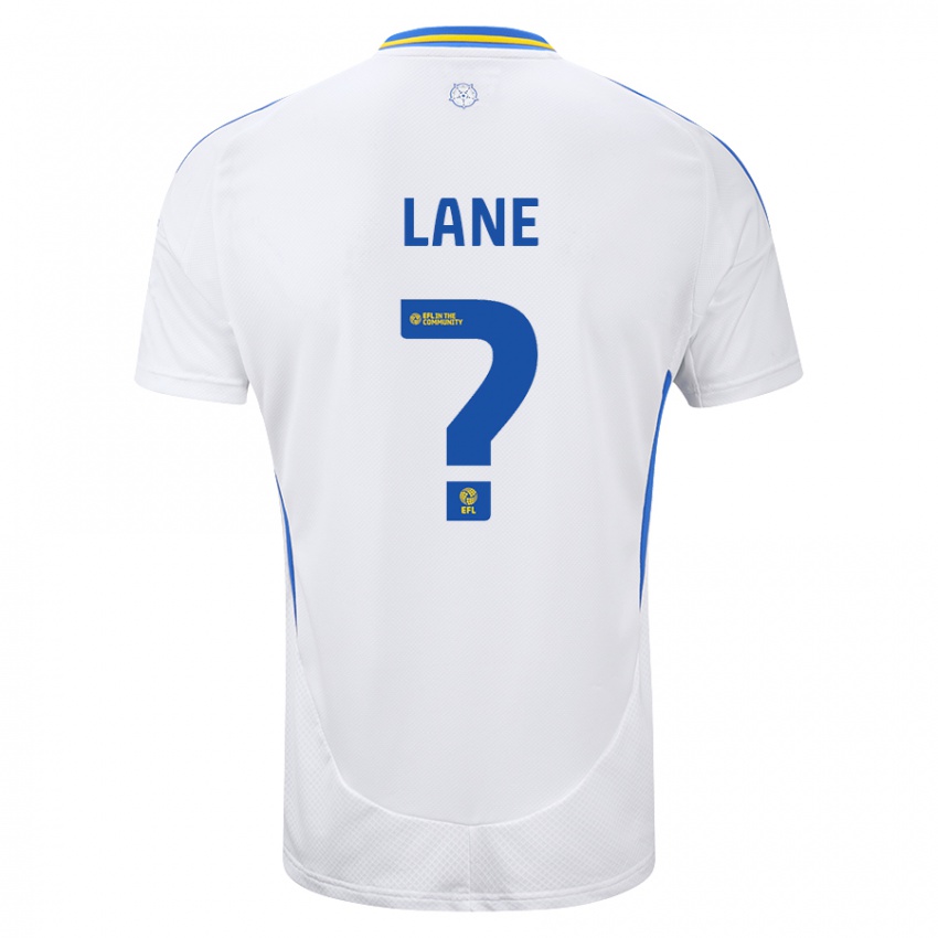 Børn Freddie Lane #0 Hvid Blå Hjemmebane Spillertrøjer 2024/25 Trøje T-Shirt