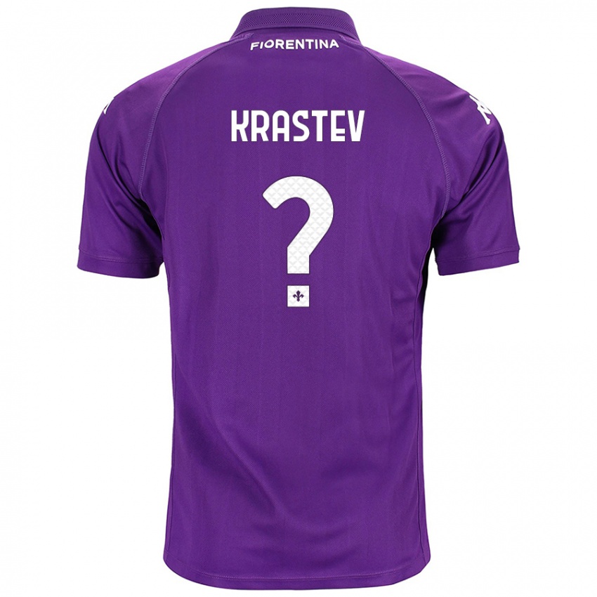 Børn Dimo Krastev #0 Lilla Hjemmebane Spillertrøjer 2024/25 Trøje T-Shirt