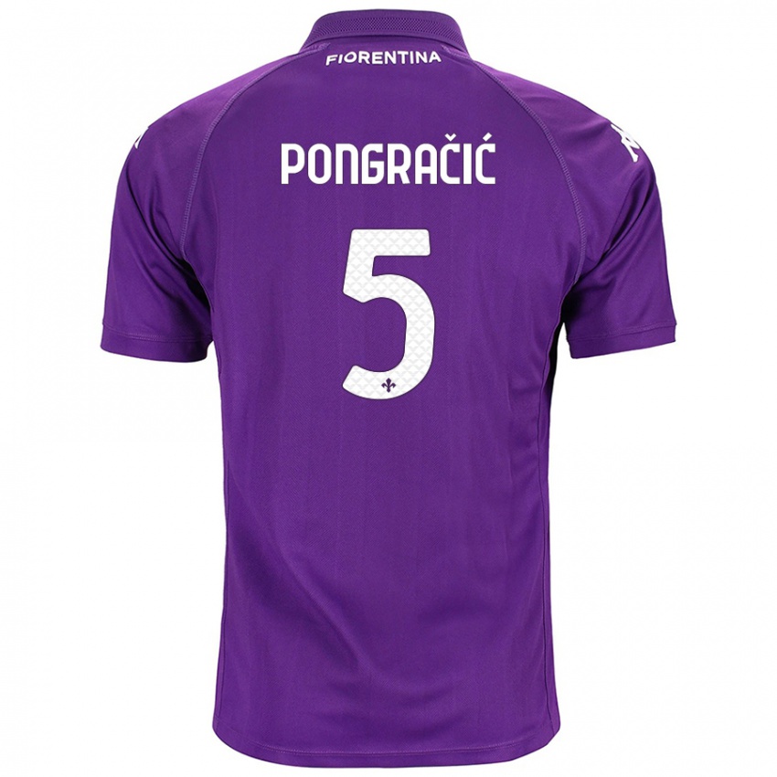 Børn Marin Pongračić #5 Lilla Hjemmebane Spillertrøjer 2024/25 Trøje T-Shirt