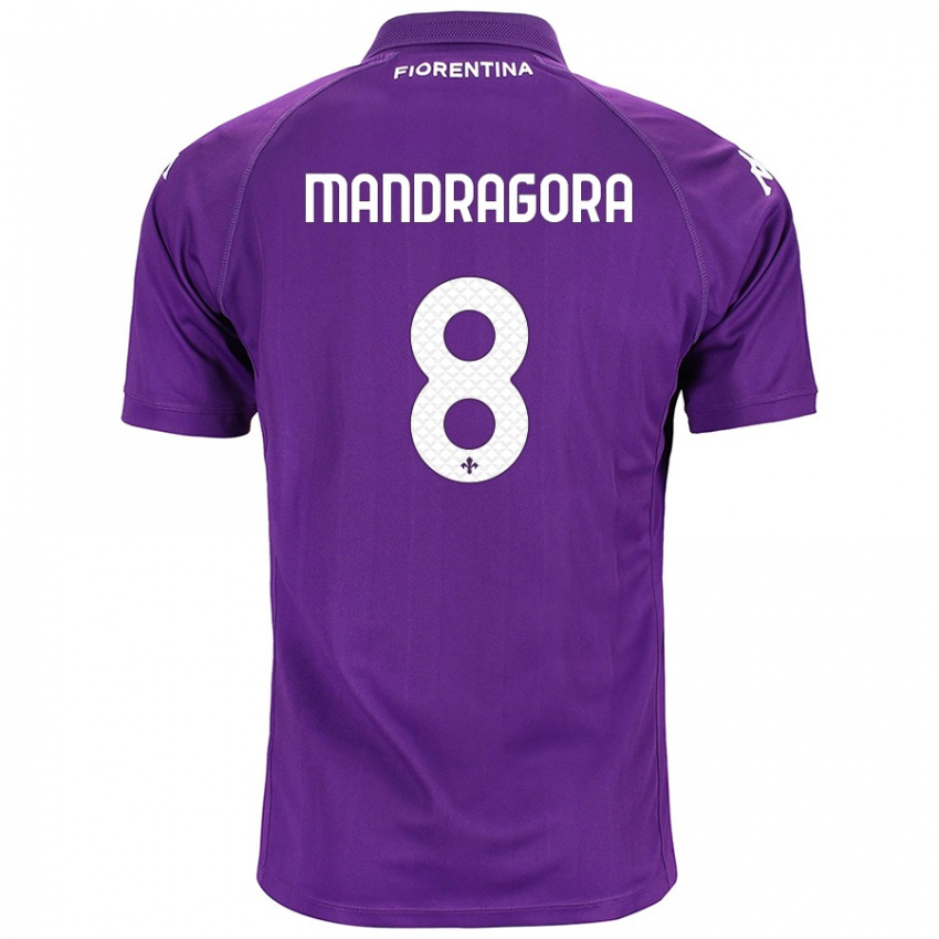 Børn Rolando Mandragora #8 Lilla Hjemmebane Spillertrøjer 2024/25 Trøje T-Shirt