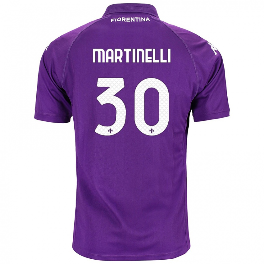 Børn Tommaso Martinelli #30 Lilla Hjemmebane Spillertrøjer 2024/25 Trøje T-Shirt