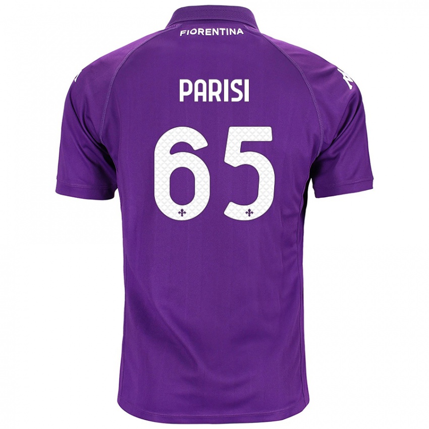 Børn Fabiano Parisi #65 Lilla Hjemmebane Spillertrøjer 2024/25 Trøje T-Shirt