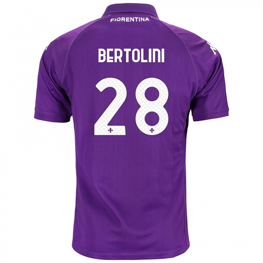 Børn Gabriele Bertolini #28 Lilla Hjemmebane Spillertrøjer 2024/25 Trøje T-Shirt