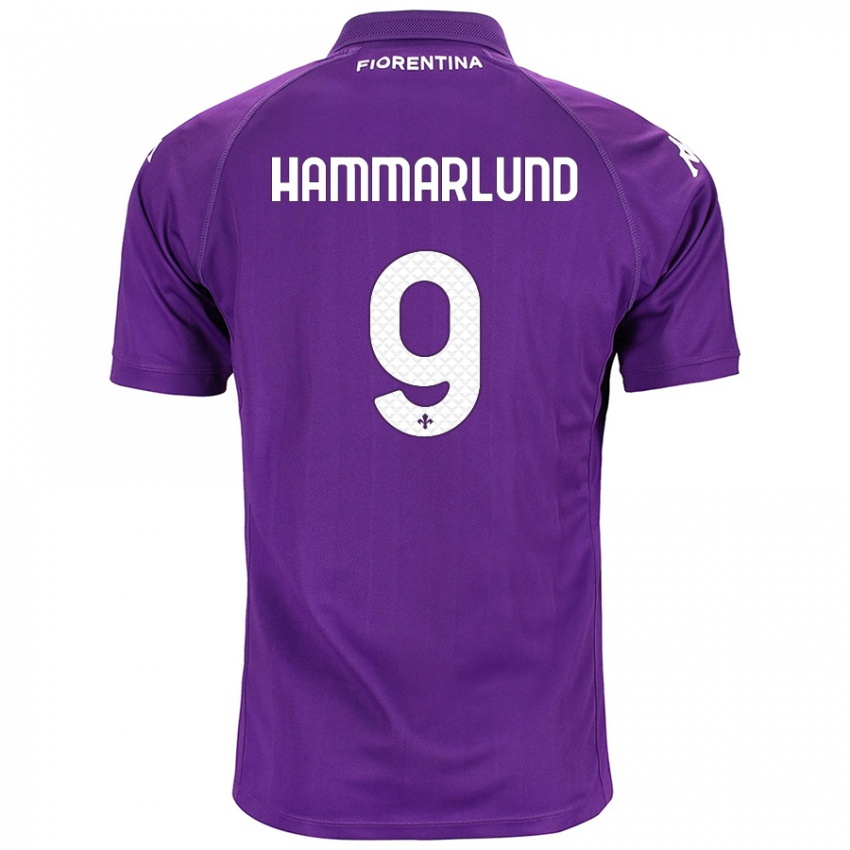 Børn Pauline Hammarlund #9 Lilla Hjemmebane Spillertrøjer 2024/25 Trøje T-Shirt