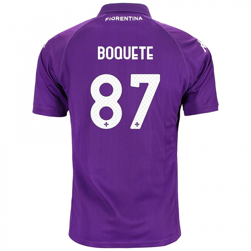 Børn Veronica Boquete #87 Lilla Hjemmebane Spillertrøjer 2024/25 Trøje T-Shirt