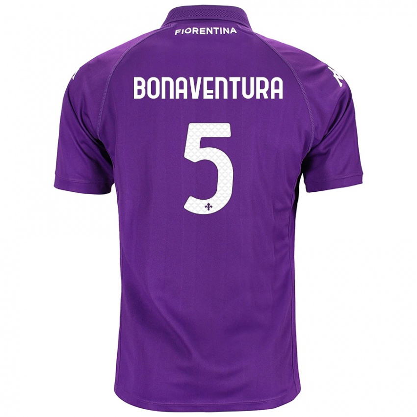 Børn Giacomo Bonaventura #5 Lilla Hjemmebane Spillertrøjer 2024/25 Trøje T-Shirt