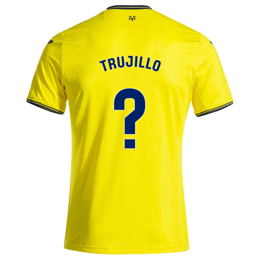 Børn Jairo Trujillo #0 Gul Sort Hjemmebane Spillertrøjer 2024/25 Trøje T-Shirt