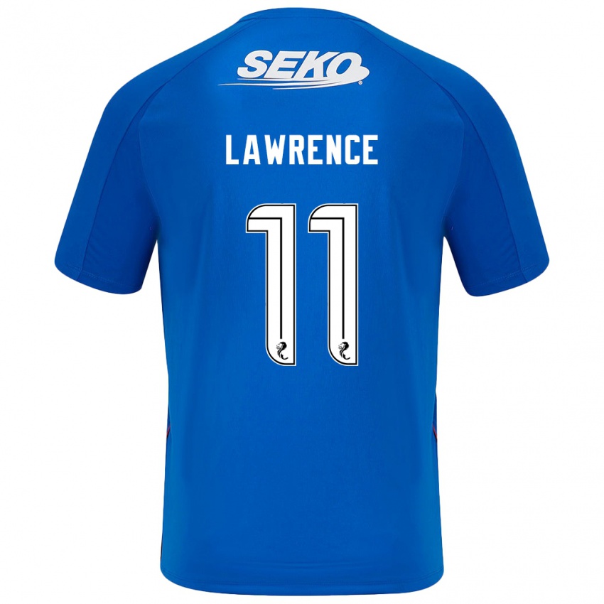 Børn Tom Lawrence #11 Mørkeblå Hjemmebane Spillertrøjer 2024/25 Trøje T-Shirt